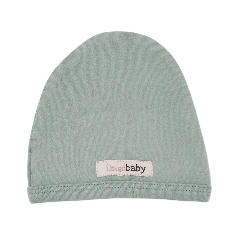 Organic Cute Cap - Seafoam by Loved Baby Accessories Loved Baby Newborn/Preemie  