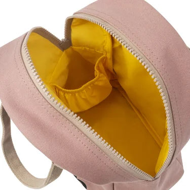 Zipper Lunch Bag - 'Lunch' in Mauve/Pink by Fluf