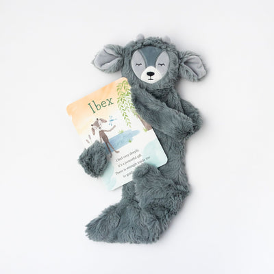 Slate Ibex Snuggler - Emotional Courage by Slumberkins Books Slumberkins   