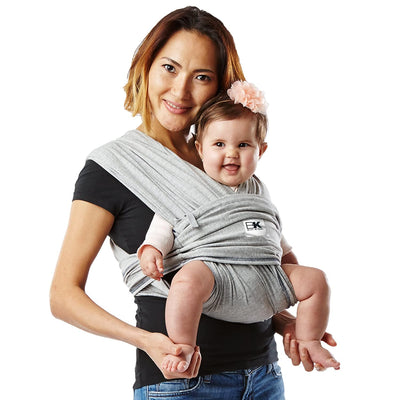 Baby K'Tan Baby Carrier - Original Cotton Gear Baby K'Tan HEATHER GREY XS 