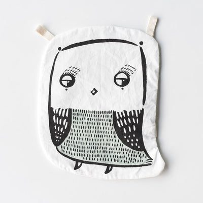 Organic Crinkle Toy - Owl by Wee Gallery Toys Wee Gallery   