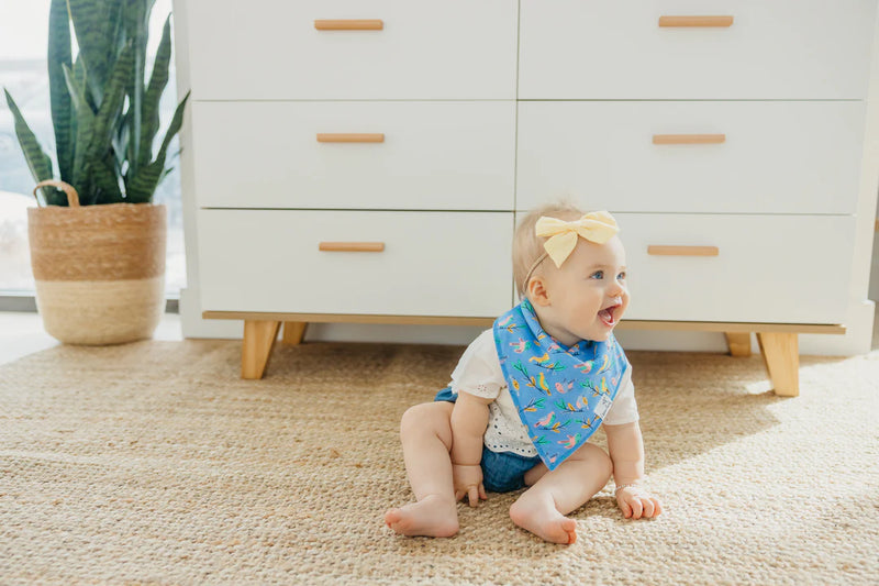 Single Bandana Bib - Birdie by Copper Pearl