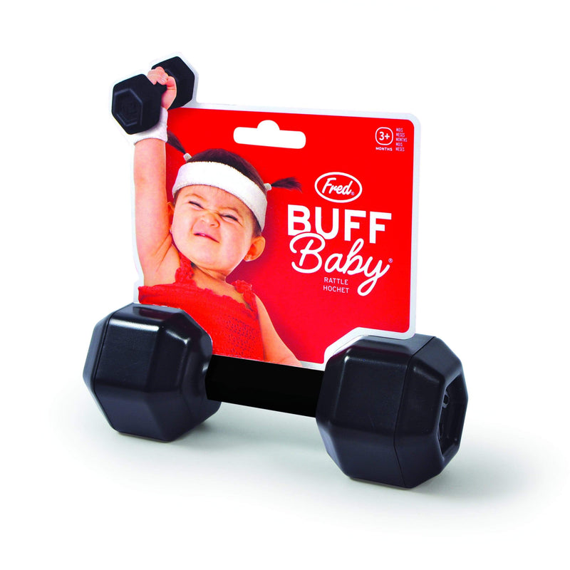 Buff Baby - Dumbbell Rattle by Fred + Friends Toys Fred + Friends   