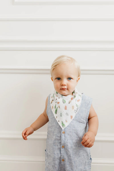 Single Bandana Bib - Peanut by Copper Pearl