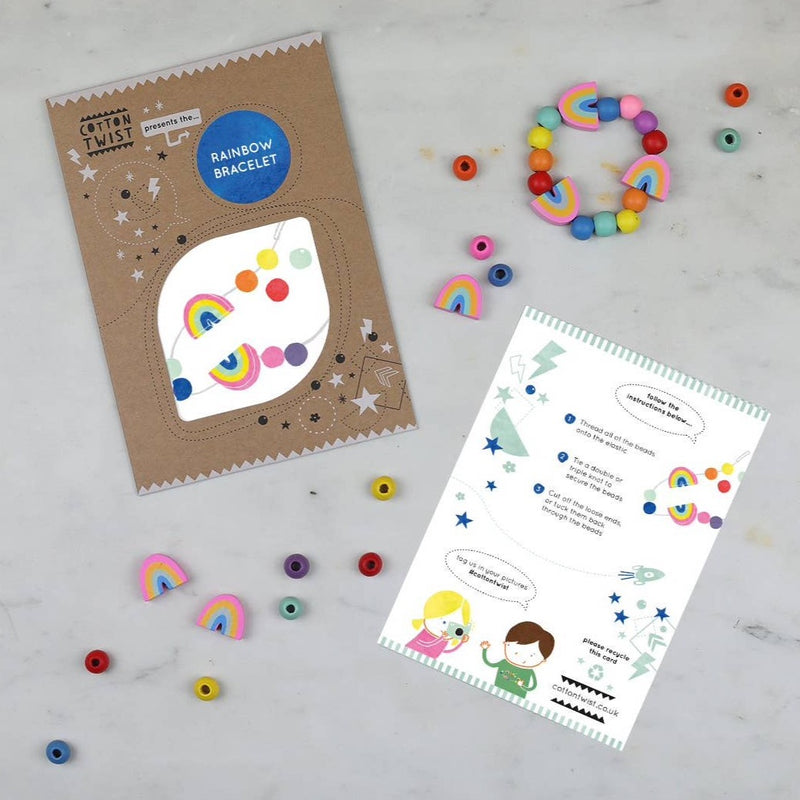 Make Your Own Rainbow Bracelet Kit by Cotton Twist