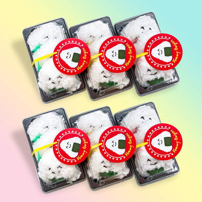 Yummy Catnip Onigiri 3 Pack by Crochet Kitty