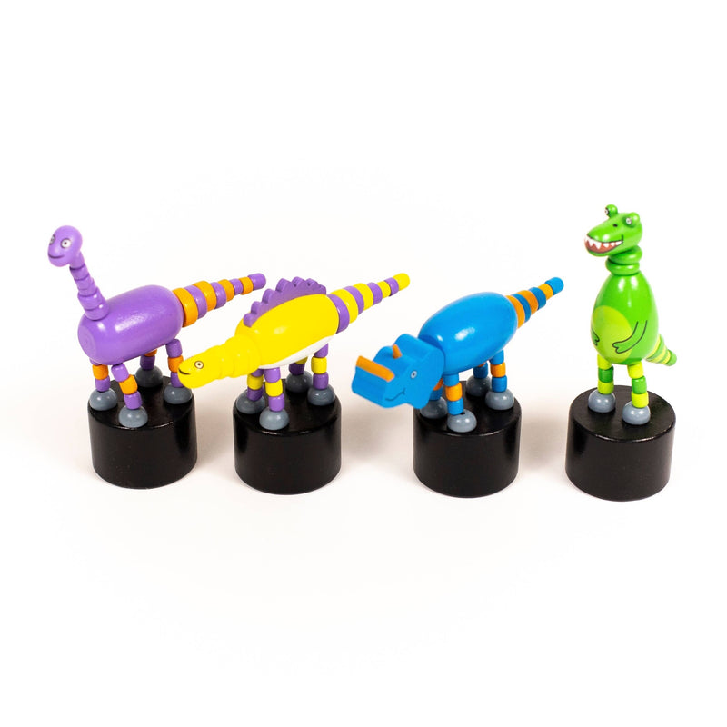 Dinosaur Push Puppet Toys Jack Rabbit Creations   