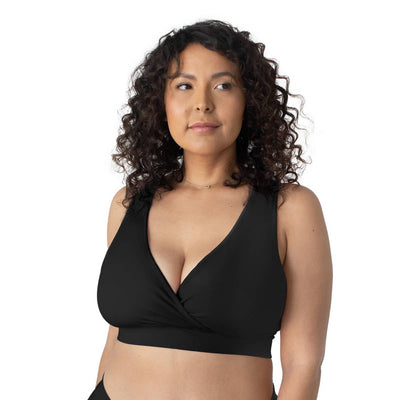 Organic Cotton Nursing and Sleep Bra - Black by Kindred Bravely Nursing + Feeding Kindred Bravely   