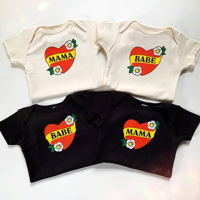 Babe Baby Bodysuit - Black by Savage Seeds Apparel Savage Seeds   