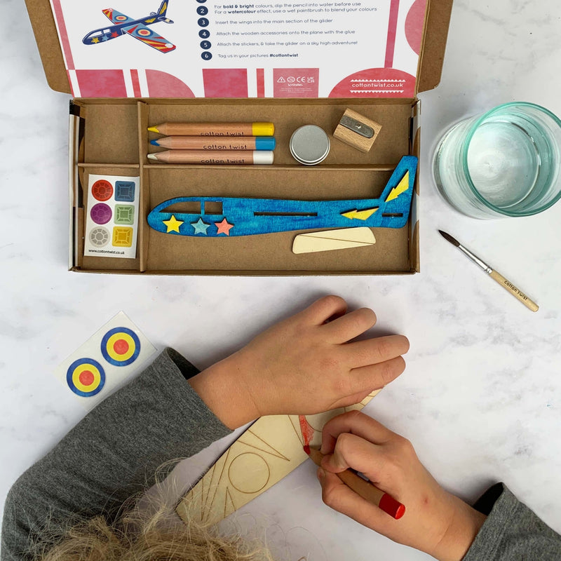 Glider Craft Kit Activity Box by Cotton Twist Toys Cotton Twist   