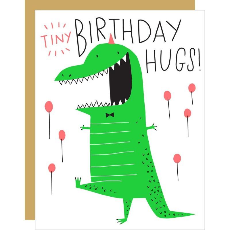 Tiny Hugs Birthday Card by Egg Press Paper Goods + Party Supplies Egg Press   