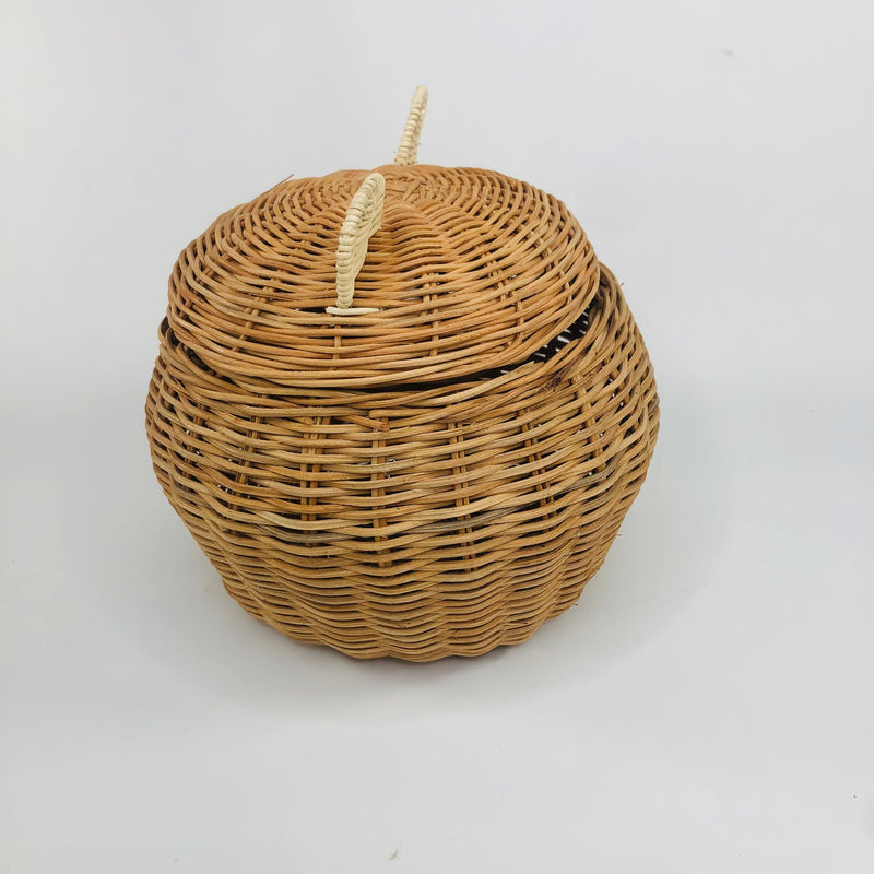 Rattan Bear Storage Basket by EcoFreax Decor EcoFreax   