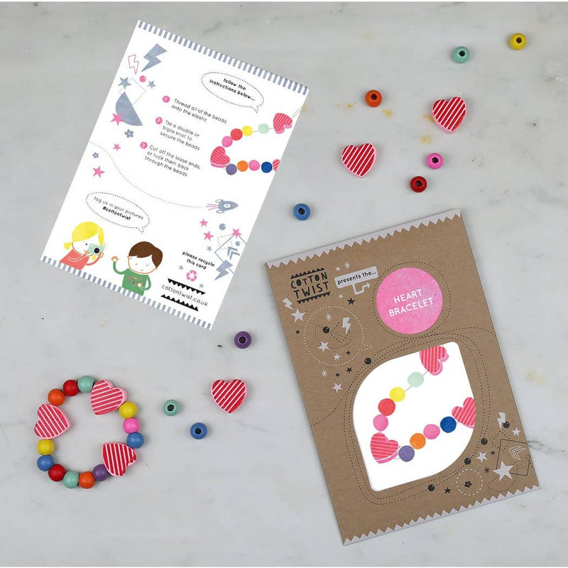 Make Your Own Heart Bracelet Kit by Cotton Twist Toys Cotton Twist   