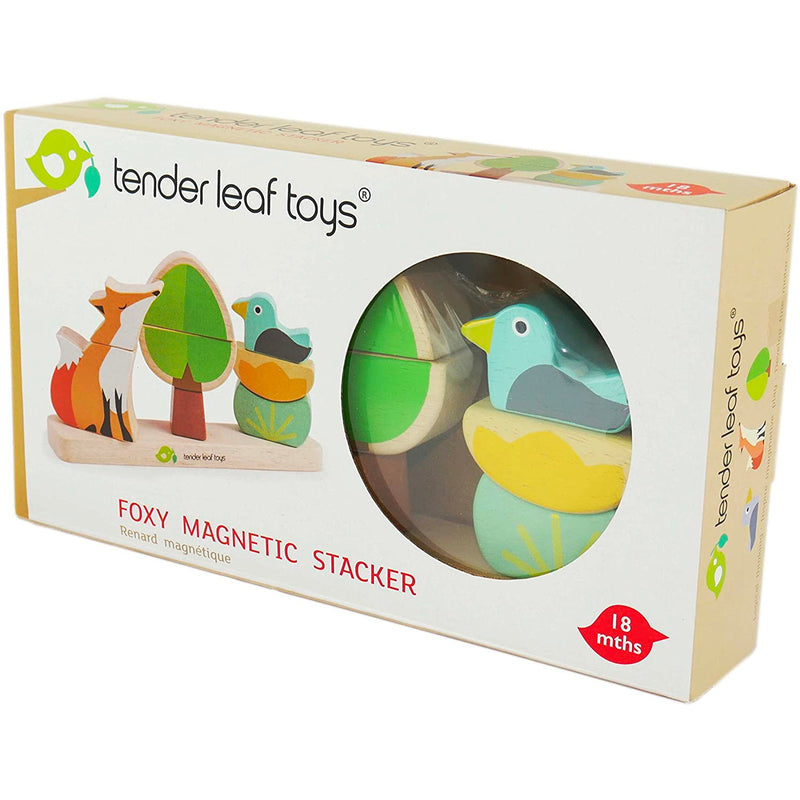 Foxy Stacker Wooden Magnetic Toy by Tender Leaf Toys Toys Tender Leaf Toys   