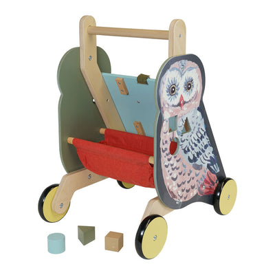 Wildwoods Owl Push Cart by Manhattan Toy Toys Manhattan Toy   