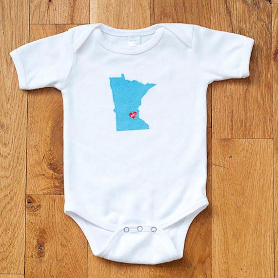 Cotton Bodysuit - Minnesota Nice by Sweetpea + Co Apparel Sweetpea + Co   