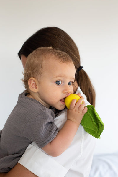 John Lemon Mini DouDou Teether by Oli & Carol