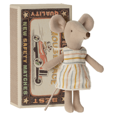 Big Sister Mouse in Matchbox by Maileg Toys Maileg   