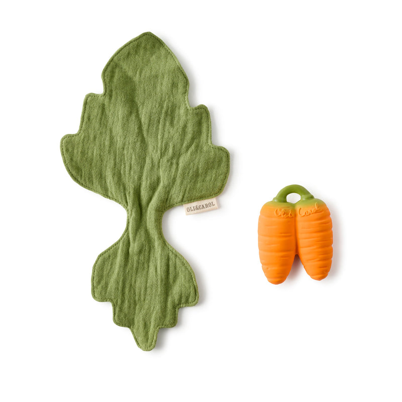 Cathy the Carrot Mini DouDou Teether by Oli & Carol