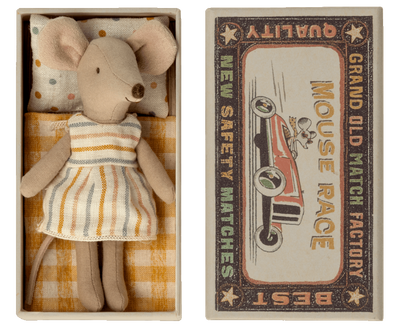 Big Sister Mouse in Matchbox by Maileg Toys Maileg   