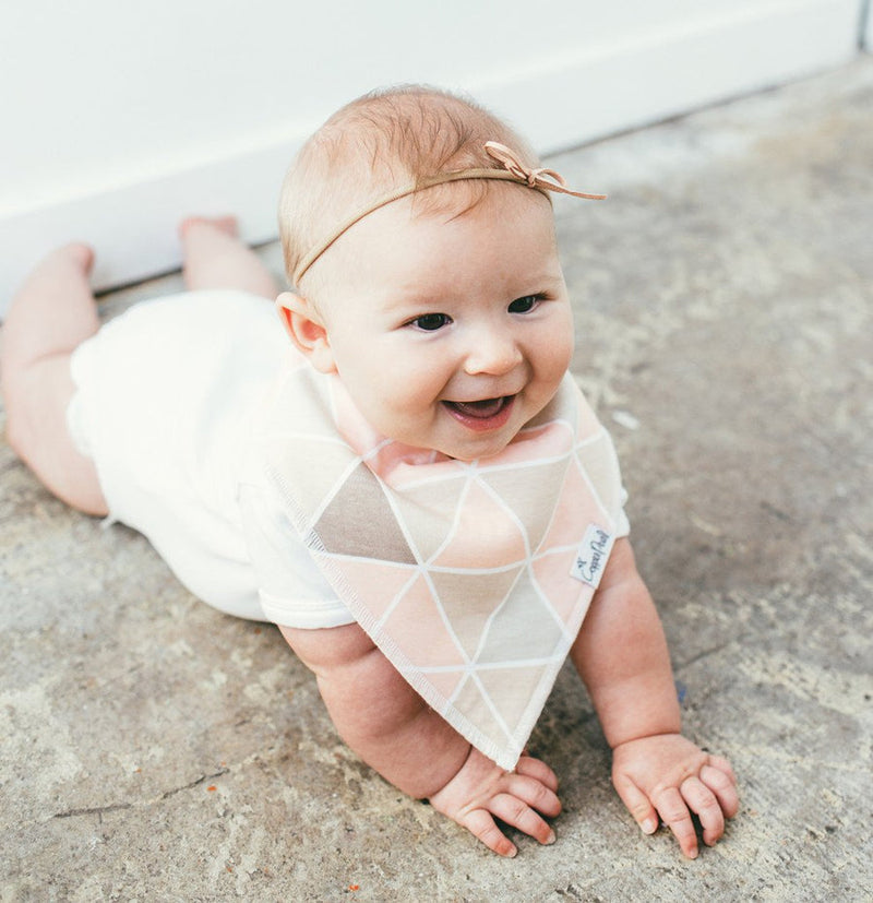 Single Bandana Bib - Blush by Copper Pearl