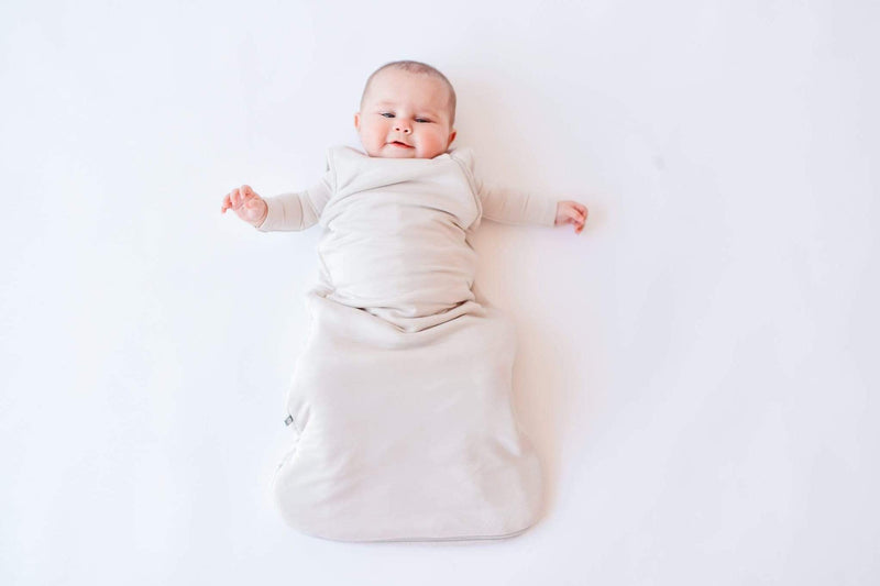 Solid Sleep Bag Tog 1.0 - Oat by Kyte Baby Bedding Kyte Baby   