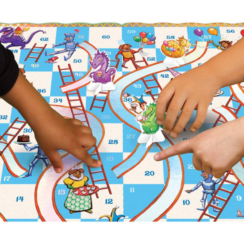 Dragons Slips & Ladders Board Game by Eeboo Toys Eeboo   