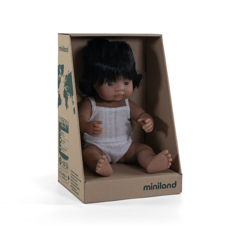 Baby Doll Hispanic Girl 15" by Miniland Toys Miniland   