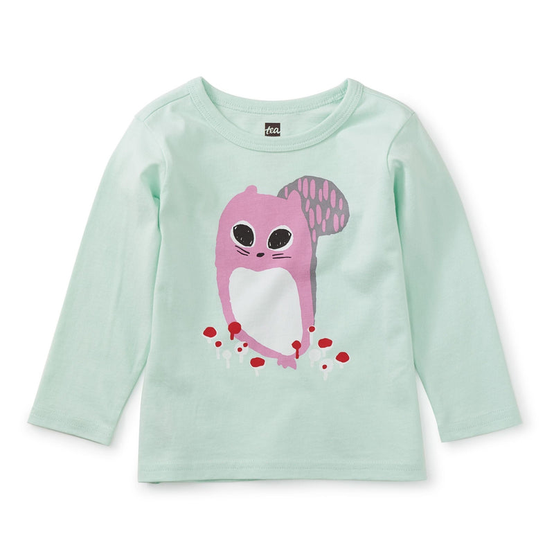 Squirrel Baby Graphic Tee - Garden Party by Tea Collection Apparel Tea Collection   