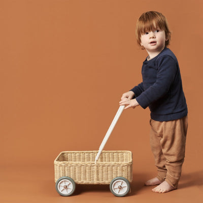 Rattan Wamble Walker - Straw by Olli Ella