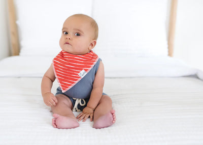 Single Bandana Bib - Nautical by Copper Pearl