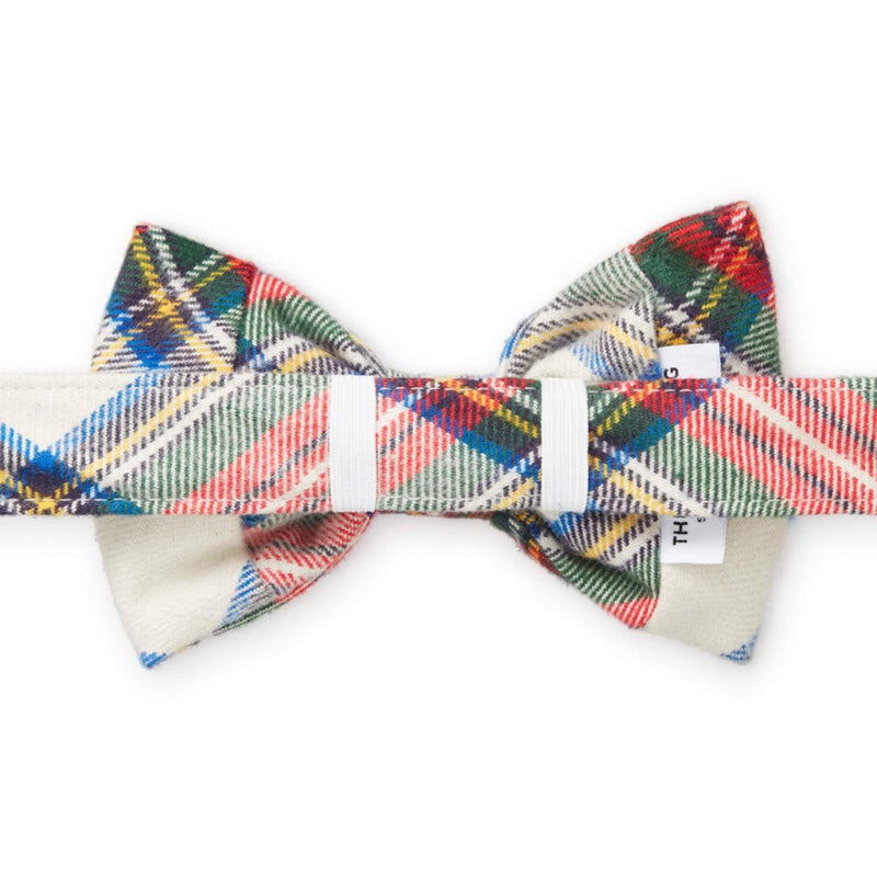 Regent Plaid Flannel Dog Bow Tie by The Foggy Dog Pets The Foggy Dog   