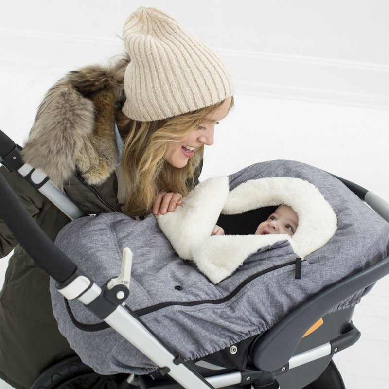 Stroll + Go Car Seat Cover - Heather Grey by Skip Hop Gear Skip Hop   