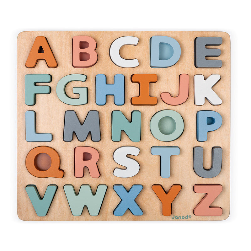 Sweet Cocoon Alphabet Puzzle by Janod Toys Janod   