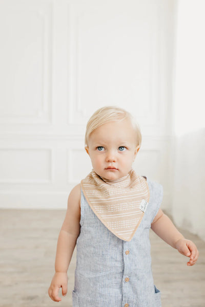 Single Bandana Bib - Peanut by Copper Pearl