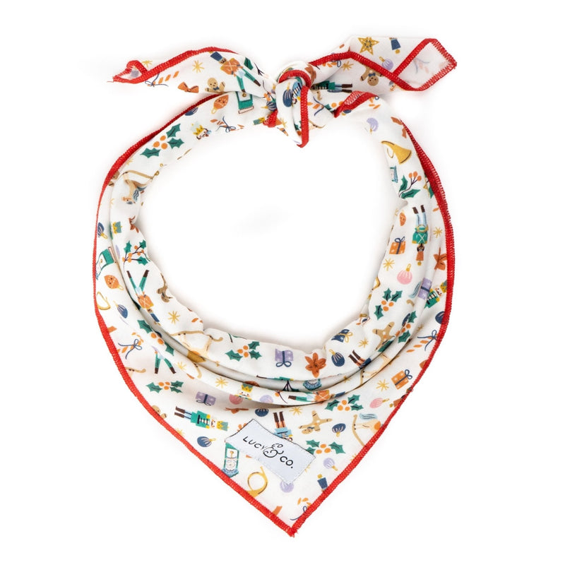 The Sugarplum Bandana - Large by Lucy & Co Pets Lucy & Co   