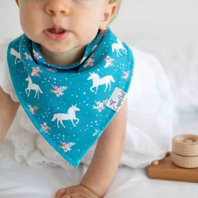 Single Bandana Bib - Whimsy by Copper Pearl