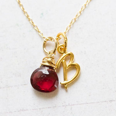 Gold Wire Wrapped Birthstone Charm by Wallin + Buerkle Accessories Wallin + Buerkle   