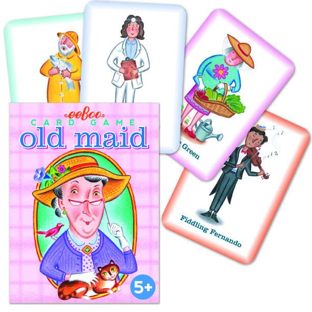 Old Maid Playing Cards by Eeboo Toys Eeboo   