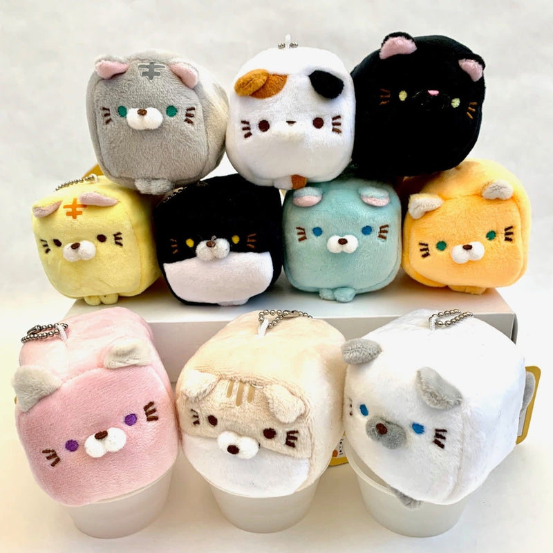 Mini Cube Cat Plush Toy (1 Unit Assorted)